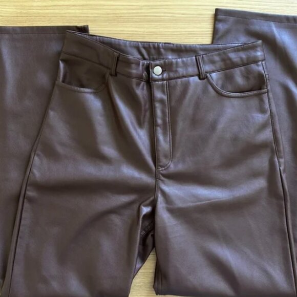 Dynamite Faux Leather Pants - Picture 1 of 2